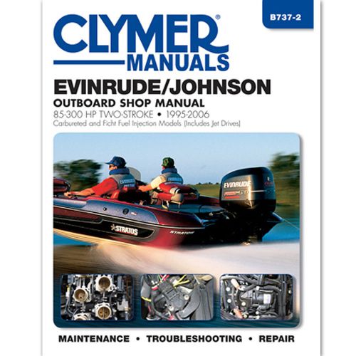 Clymer evinrude/johnson 2 stroke 85-300 hp ob 1995-2006 -b737-2