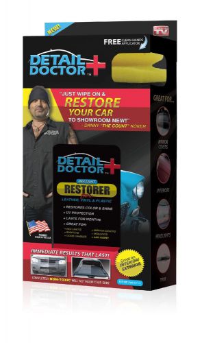 Detail doctor as seen on tv restore your car showroom new