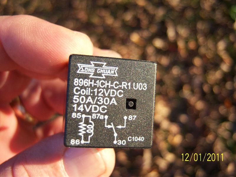 2- 12v relay 50amp / 30 amp 5 pin  896h-1ch-c-r1 factory new 2 for one price