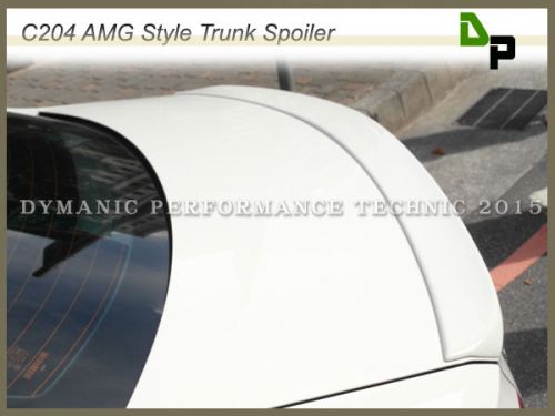 #650 arctic white amg look trunk spoiler for m-benz c204 c-class coupe 2012-2014