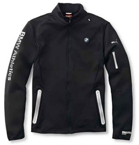 Bmw genuine logo oem factory men's athletics softshell jacket / black xxl 2xl