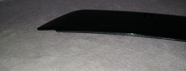 Mustang gt500 style rear spoiler - painted black 2005-2009