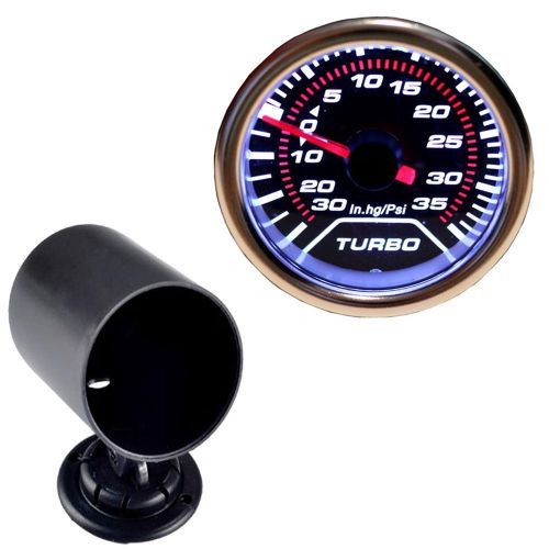 Find 52MM TURBO BOOST GAUGE RACING METER INDICATOR BMW Z4 Z3 E86 E85