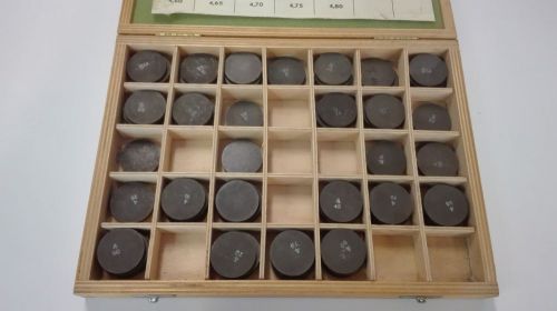 Fiat dino, 124 spider, x1/9 3.25 to 4.80 valve shim kit nos