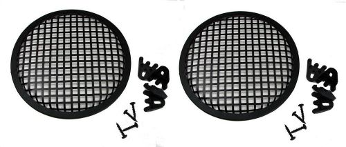 2 pack penn elcom g08 speaker grill with mounting hardware for 8&#034; sub woofers