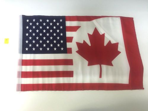 55 usa canada utv side x side atv safety flag 12"x18" fits 1/4, 5/16 pole