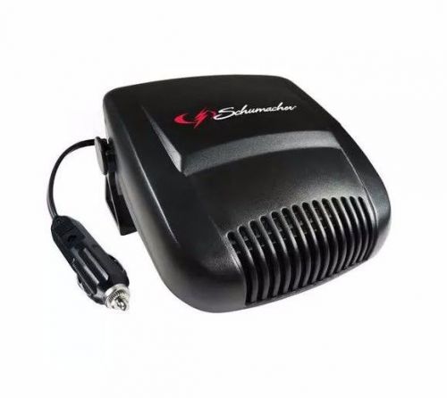 Schumacher 12v portable heater and fan 150w to defrost defog cars vehicles 1225