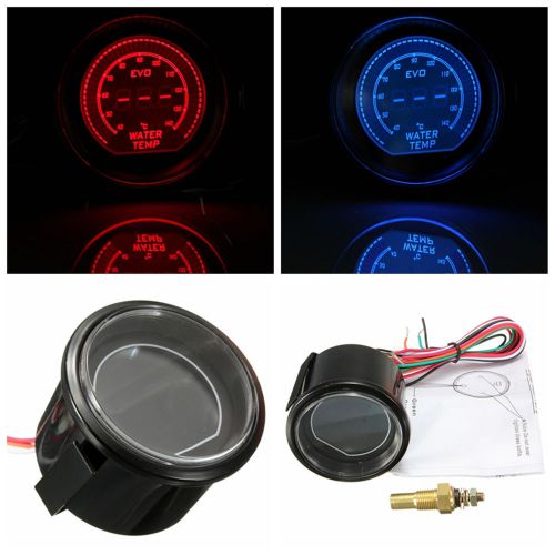 2&#039;&#039; 52mm 40-140°c red/blue led digital evo water temp temperature meter gauge