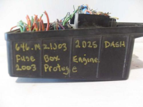 Protege   2003 fuse box, engine 32920