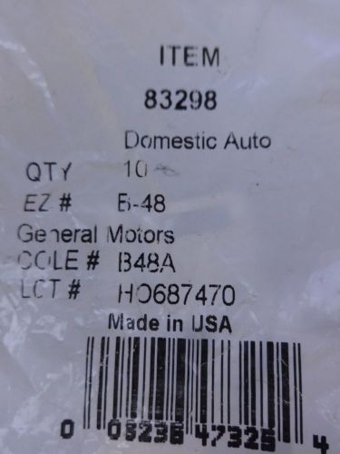 B48 key blank various 1970's, 80's, 90's buick chevy cadillac oldsmobile pontiac