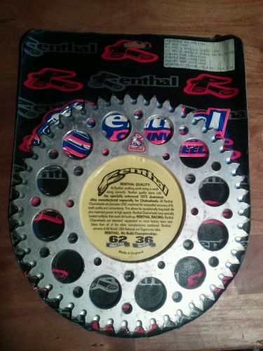 Renthal 10" 51 tooth sprocket 235u-520-51g-silv for  enduro 350,501,600 1990-95