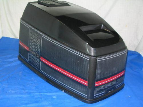 Force outboard motor boat engine mercury cover cowling hood us marine 90hp