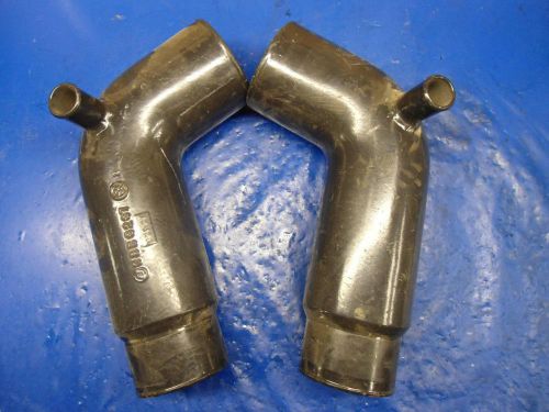 3853237 set of exhaust elbows port &amp; starboard 1-1/4 hose ports, volvo penta