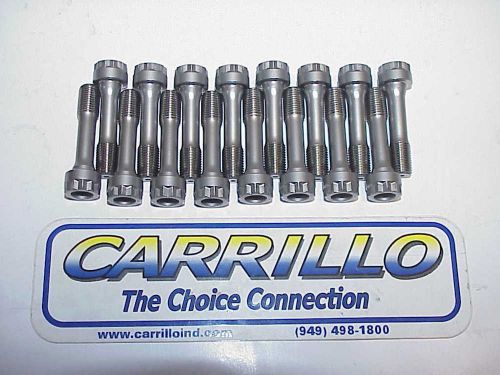 16 carrillo 12 point connecting rod bolts 3/8-24  x 1.600" carrillo pankl jh15