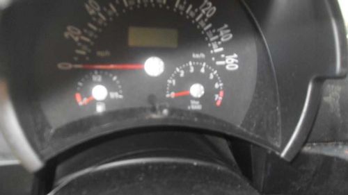 02 03 vw beetle speedometer cluster mph htbk 1.8l turbo mt 6 speed s 49352