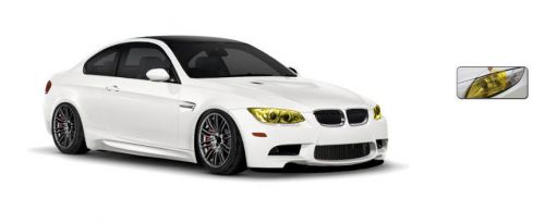 12&#034; x 48&#034; yellow car tint headlight tail fog light vinyl smoke film wrap