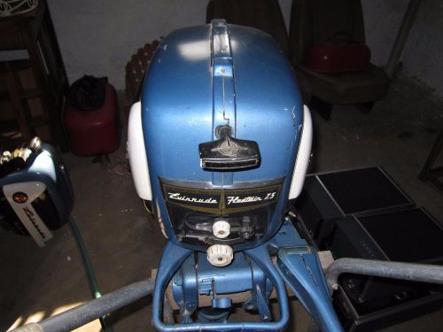 1957 7.5 fleetwin evinrude outboard motor