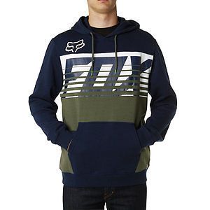 Fox racing transfer mens pull over hoody indigo/blue