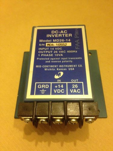 Mid-continent instruments dc-ac inverter md26-14