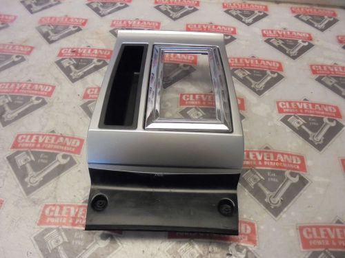 06-07 dodge charger srt-8 oem automatic floor shifter trim bezel silver