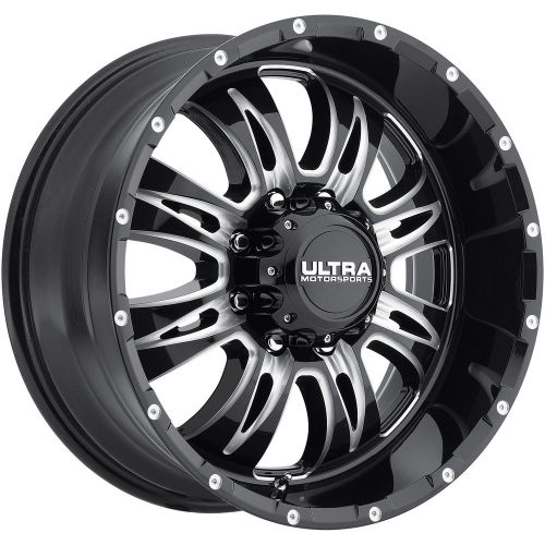 Ultra predator ii 249 20x12 8x170 -44mm black wheels rims 249-2387bm44