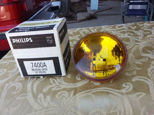 Philips 7400a amber beacon spot lamp 12 volt  4&#034;