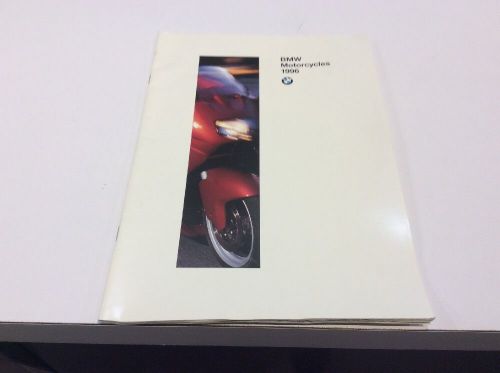 1996 bmw motorcycles sales brochure