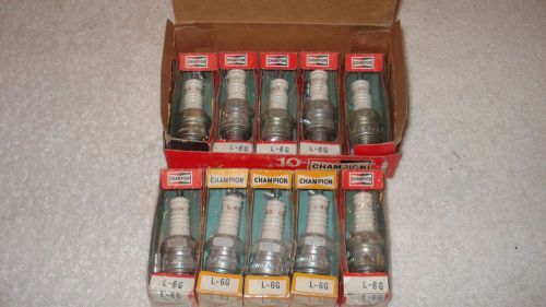 Box of 10 l6g champion gold palladium plugs porsche 912, super 95.