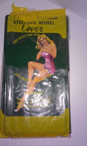 Pinup girl rare steering wheel cover vintage accessory rockabillie hipster lolo