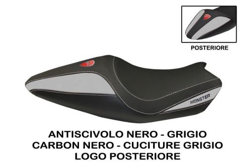 Seat cover for ducati monster 1200 &amp; 821 by tappezzeriaitalia.it 010