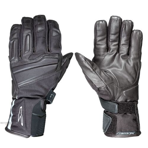 Macna motorcycle tundra 2 gloves black 2xlarge men ergo thumb winter leather