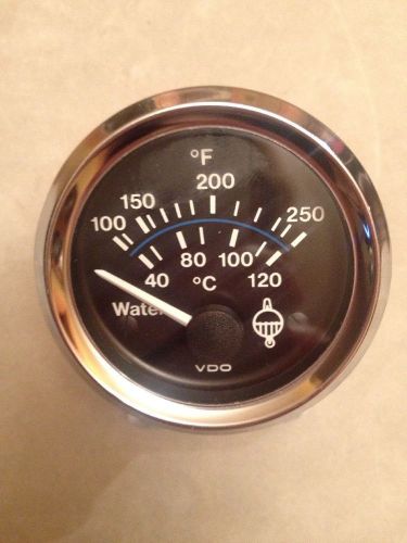 Vdo 12v engine water temp gauge~250 degree~boat~marine~motorhome~truck~electric