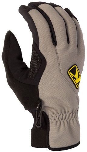 Klim 2016 inversion snow snowmobile gloves (pair) gray adult all sizes