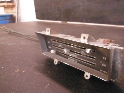 67 chevy impala heater control unit w cables biscayne belair caprice ss 427