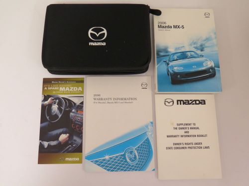 2006 mazda mx-5 owners manual guide book