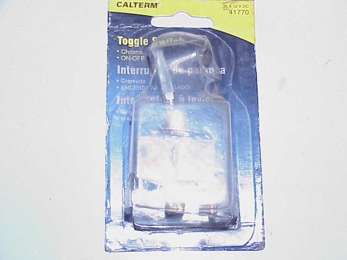 New calterm toggle switch part no. 41770 chrome on-off nascar