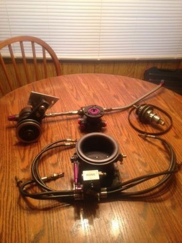 Rons flying toilet, fuel injection, dragster, drag race car, complete set up