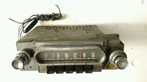 Vintage ford fomoco 1962 1960s 24mf galaxie radio