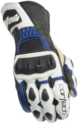Cortech latigo 2.0 rr blue white gloves small