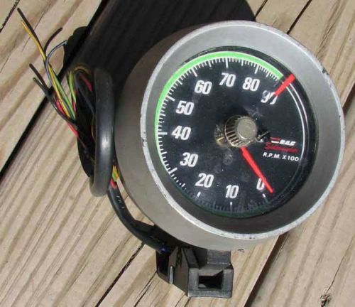 Rare original early sidewinder 9000 rpm tachometer very nice l@@k #264