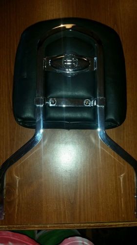 Harley davidson low mini-medallion sissy bar with backrest