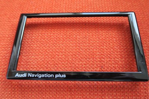 Oem audi navigation plus rns-e / rns-e pu display bezel frame glossy or matt