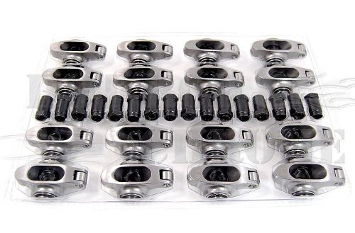 Sbc roller rocker arms stainless steel 1.5 ratio 7/16&#034; stud small block chevy