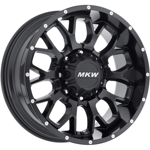 18x9 black m95 6x5.5 +10 wheels open country a/t ii 295/70/18 tires