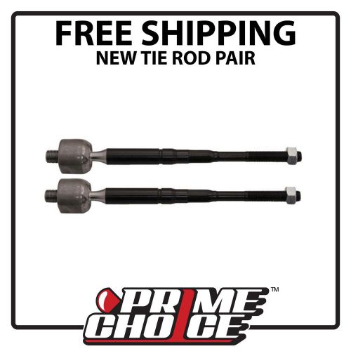 New pair of (2) front inner tie rod ends set kit for a 07-12 nissan sentra
