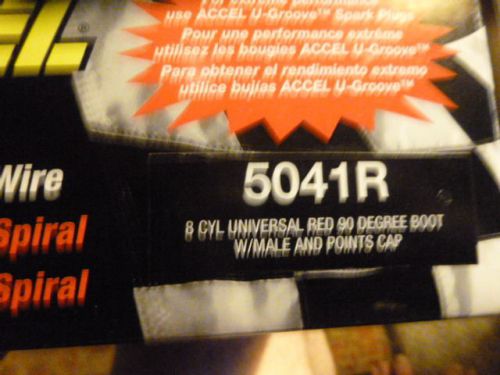 Accel high performance  spark plug wires 5041r race car super 8 cyl