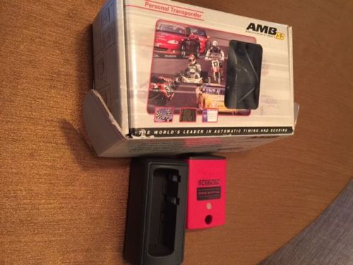 Amb personal transponder - for race cars and motorcycles (not r/c)  no reserve!