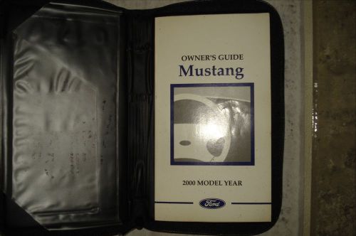 2000 ford mustang owners manual &amp; ford case
