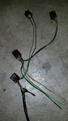 C3 corvette original front headlight harness repair sections