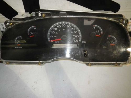 00 01 ford f150 speedometer cluster mph exc. lightning exc. tachometer  * oem